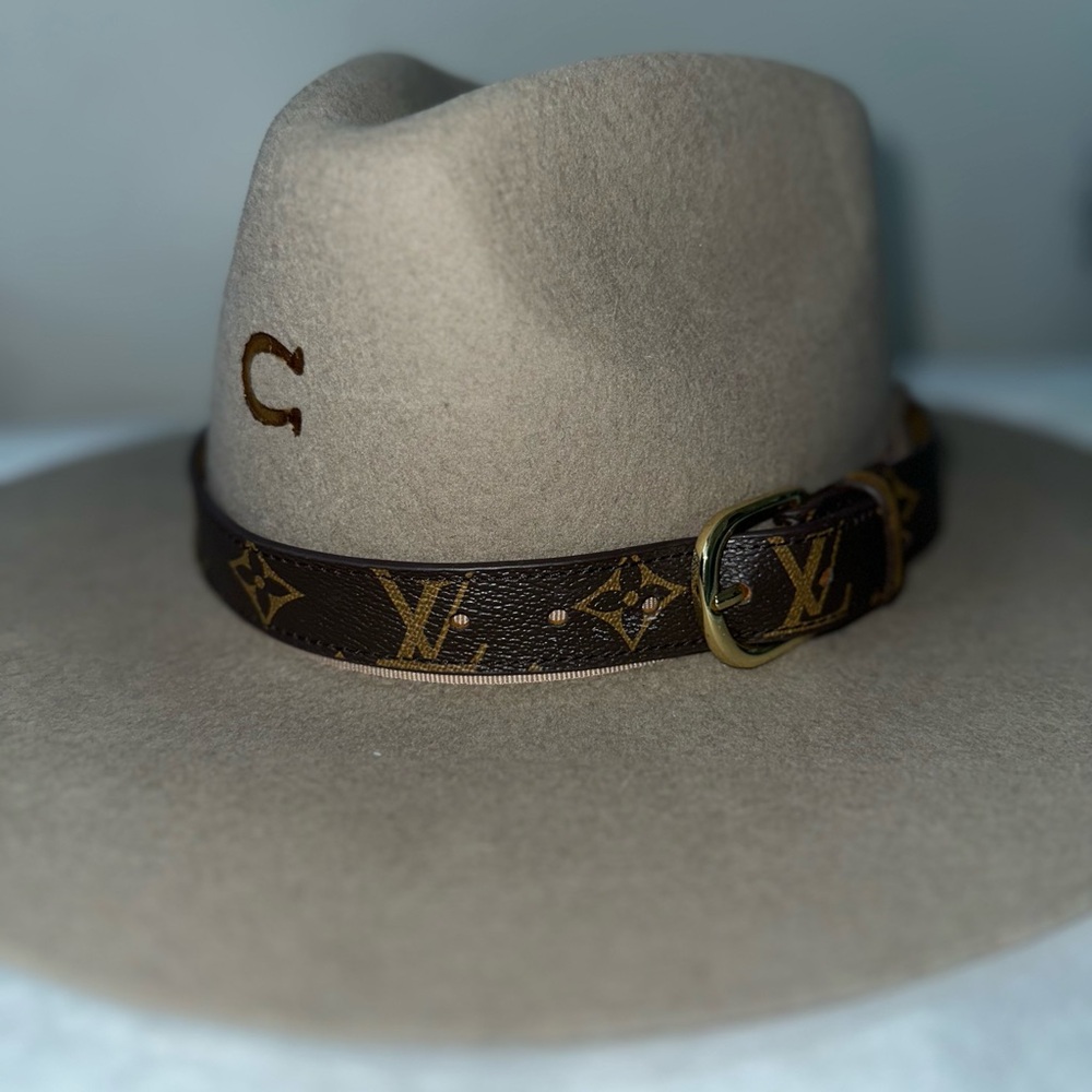 Authentic Upcycled Louis Vuitton Hat Band